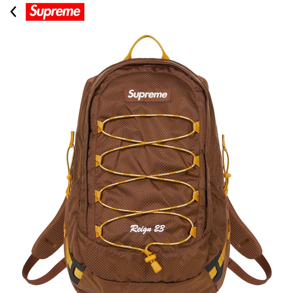 Supreme backpack brown SS22